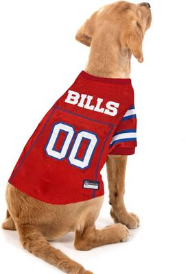 Show full view: Pets First NFL Buffalo Bills Color Rush Dog & Cat Jersey, Large slide 4 of 5