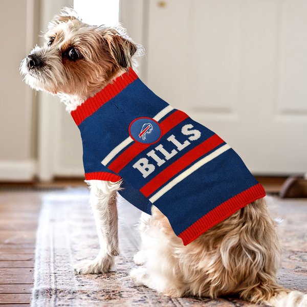 Show full view: Pets First NFL Buffalo Bills Dog & Cat Sweater, Large slide 5 of 6