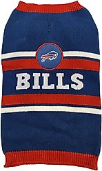 Pets First NFL Buffalo Bills Dog & Cat Sweater, Small