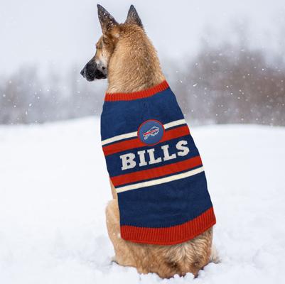 Show full view: Pets First NFL Buffalo Bills Dog & Cat Sweater, X-Small slide 4 of 6