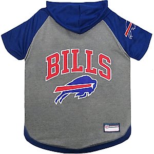 Pets First NFL Buffalo Bills Hoodie Dog & Cat Tee Shirt, Small