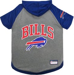Pets First NFL Buffalo Bills Hoodie Dog & Cat Tee Shirt, X-Small