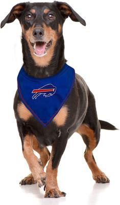 Show full view: Pets First NFL Buffalo Bills Tie Around Dog & Cat Bandana, Small/Medium slide 2 of 5