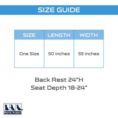 Show full view: Pets First NFL Car Seat Cover, New Orleans Saints slide 3 of 5