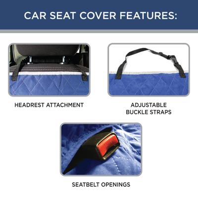 Show full view: Pets First NFL Car Seat Cover, Seattle Seahawks slide 5 of 5