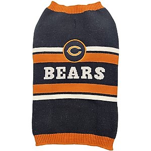 Pets First NFL Chicago Bears Dog & Cat Sweater, X-Small
