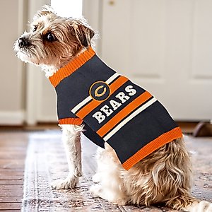 Pets First NFL Chicago Bears Dog & Cat Sweater, X-Small