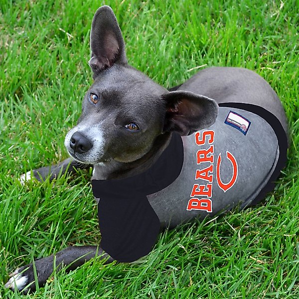 Show full view: Pets First NFL Chicago Bears Hoodie Dog & Cat Tee Shirt, Large slide 3 of 6