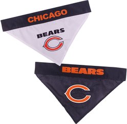 Pets First NFL Chicago Bears Reversible Dog & Cat Bandana, XX-Large