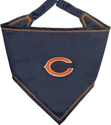 Pets First NFL Chicago Bears Tie Around Dog & Cat Bandana, Small/Medium