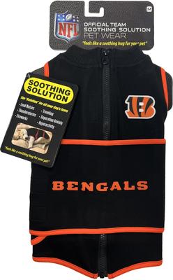 Show full view: Pets First NFL Cincinnati Bengals Dog & Cat Soothing Solution Vest, Small slide 2 of 5
