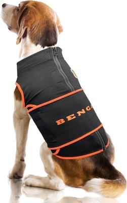 Show full view: Pets First NFL Cincinnati Bengals Dog & Cat Soothing Solution Vest, Small slide 4 of 5