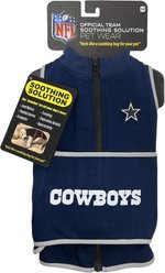 Pets First NFL Dallas Cowboys Dog & Cat Soothing Solution Vest, Small slide 2 of 5