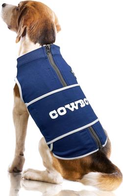 Show full view: Pets First NFL Dallas Cowboys Dog & Cat Soothing Solution Vest, Small slide 5 of 5