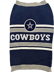 Pets First NFL Dallas Cowboys Dog & Cat Sweater, Medium