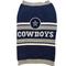 Show in main carousel: Pets First NFL Dallas Cowboys Dog & Cat Sweater, Medium slide 1 of 6