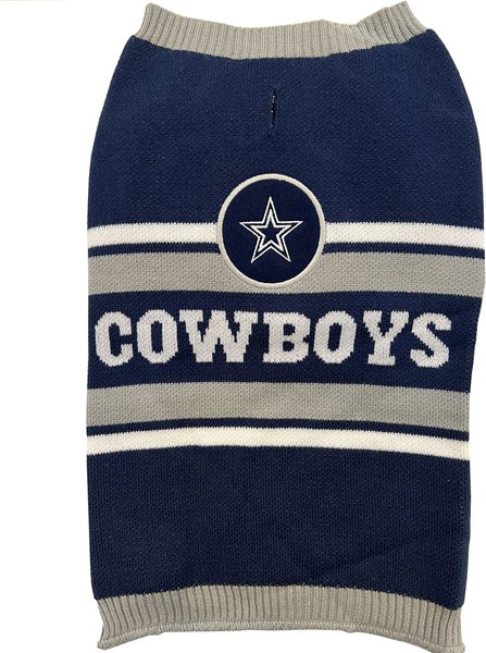 Show full view: Pets First NFL Dallas Cowboys Dog & Cat Sweater, X-Large slide 1 of 6