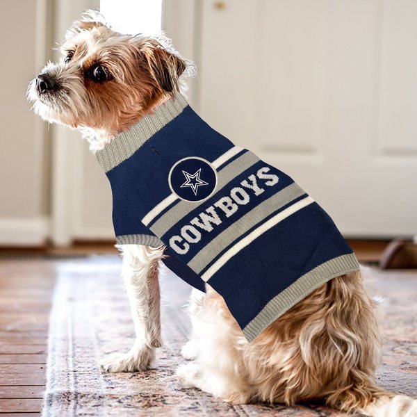 Show full view: Pets First NFL Dallas Cowboys Dog & Cat Sweater, X-Large slide 5 of 6