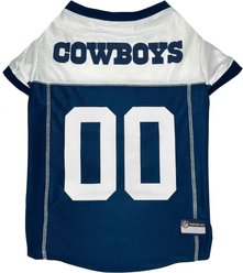 Pets First NFL Dallas Cowboys Throwback Dog & Cat Jersey, Medium