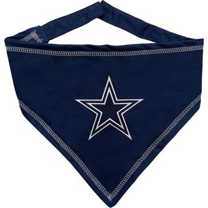 Pets First NFL Dallas Cowboys Tie Around Dog & Cat Bandana, Large/X-Large