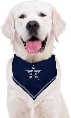Show full view: Pets First NFL Dallas Cowboys Tie Around Dog & Cat Bandana, Large/X-Large slide 3 of 6