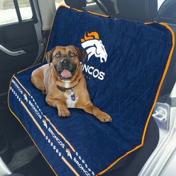 Pets First NFL Denver Broncos Dog Car Seat Cover, Multicolor slide 2 of 5