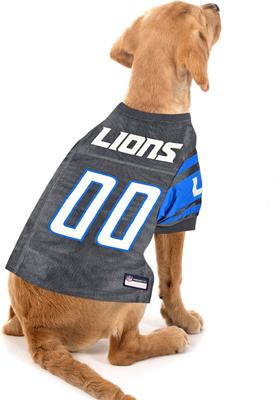 Show full view: Pets First NFL Detroit Lions Color Rush Dog & Cat Jersey, X-Large slide 4 of 5