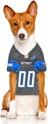 Show full view: Pets First NFL Detroit Lions Color Rush Dog & Cat Jersey, X-Large slide 5 of 5