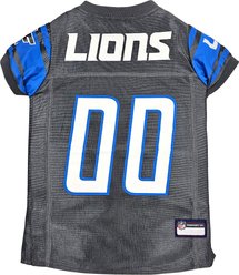 Pets First NFL Detroit Lions Color Rush Dog & Cat Jersey, X-Small