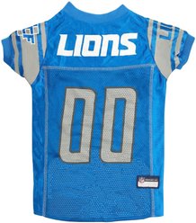 Pets First NFL Detroit Lions Mesh Dog & Cat Jersey, X-Small