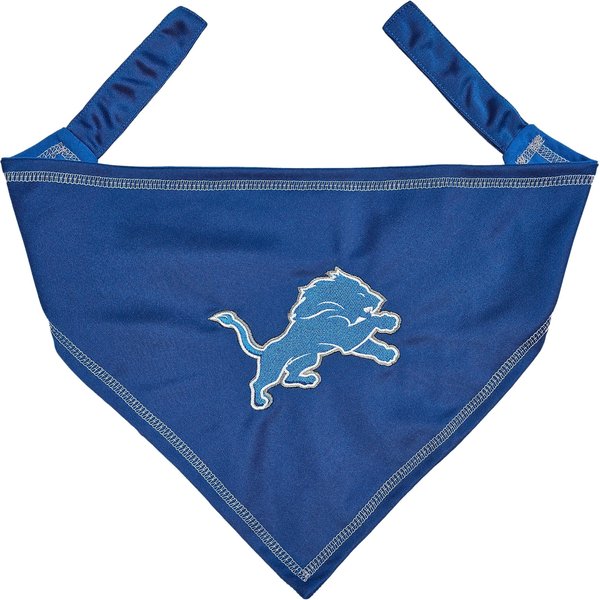 Show full view: Pets First NFL Detroit Lions Tie Around Dog & Cat Bandana, Large/X-Large slide 1 of 6