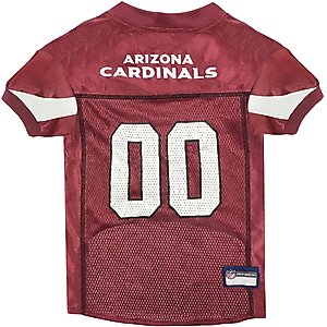 Pets First NFL Dog & Cat Jersey, Arizona Cardinals, Medium