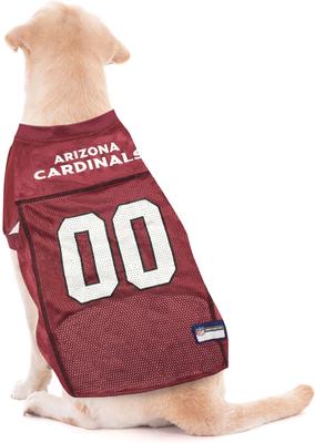 Show full view: Pets First NFL Dog & Cat Jersey, Arizona Cardinals, X-Large slide 4 of 6