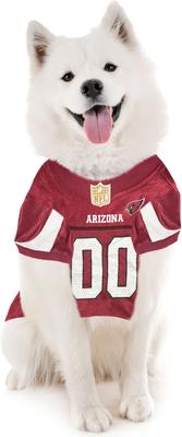 Show full view: Pets First NFL Dog & Cat Jersey, Arizona Cardinals, X-Small slide 5 of 6