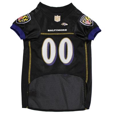 Show full view: Pets First NFL Dog & Cat Jersey, Baltimore Ravens, Medium slide 4 of 7