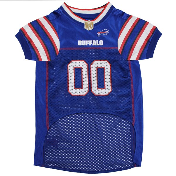 Show full view: Pets First NFL Dog & Cat Jersey, Buffalo Bills, Medium slide 3 of 6