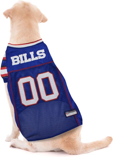 Show full view: Pets First NFL Dog & Cat Jersey, Buffalo Bills, Medium slide 4 of 6