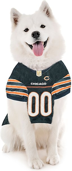 Show full view: Pets First NFL Dog & Cat Jersey, Chicago Bears, XX-Large slide 4 of 5