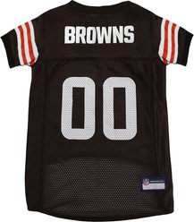 Pets First NFL Dog & Cat Jersey, Cleveland Browns, Medium