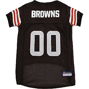 Pets First NFL Dog & Cat Jersey, Cleveland Browns, Small