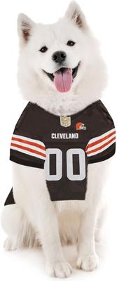 Show full view: Pets First NFL Dog & Cat Jersey, Cleveland Browns, X-Large slide 6 of 7