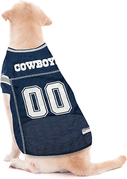 Show full view: Pets First NFL Dog & Cat Jersey, Dallas Cowboys, 3X-Large slide 3 of 5