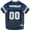 Show in main carousel: Pets First NFL Dog & Cat Jersey, Dallas Cowboys, Small slide 1 of 5