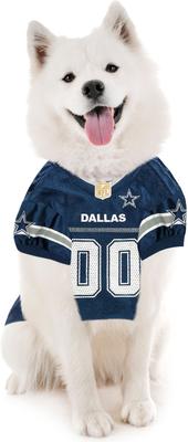 Show full view: Pets First NFL Dog & Cat Jersey, Dallas Cowboys, X-Large slide 4 of 5
