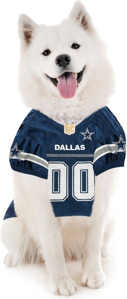 Show full view: Pets First NFL Dog & Cat Jersey, Dallas Cowboys, XX-Large slide 4 of 5