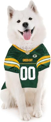 Show full view: Pets First NFL Dog & Cat Jersey, Green Bay Packers, Large slide 4 of 5
