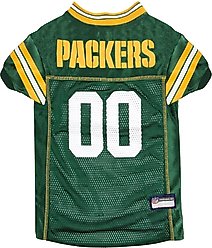 Pets First NFL Dog & Cat Jersey, Green Bay Packers, Small