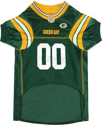 Show full view: Pets First NFL Dog & Cat Jersey, Green Bay Packers, Small slide 3 of 6