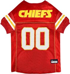 Pets First NFL Dog & Cat Jersey, Kansas City Chiefs, Medium