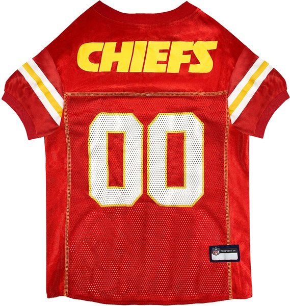 Show full view: Pets First NFL Dog & Cat Jersey, Kansas City Chiefs, Medium slide 1 of 5